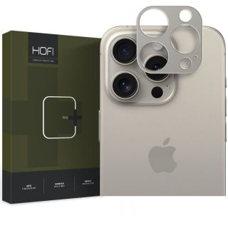 Hofi AluCam Pro+ iPhone 15 Pro / 15 Pro Max kameravédő keret - titán
