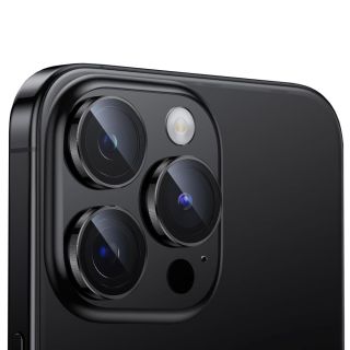 Hofi CamRing Pro+ iPhone 15 Pro / 15 Pro Max kameralencse védő üveg - titán