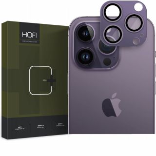 Hofi Fullcam Pro+ iPhone 14 Pro / 14 Pro Max lencsevédő üvegfólia - lila