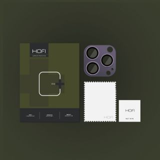 Hofi Fullcam Pro+ iPhone 14 Pro / 14 Pro Max lencsevédő üvegfólia - lila