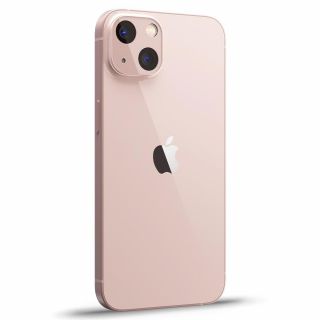 Spigen GLAS.tR Optik iPhone 13 / 13 mini kamera védő üveg (2db) - rózsaszín