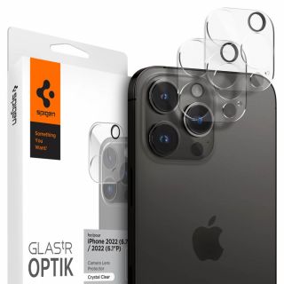Spigen Glas.tr Optik Pro iPhone 14 Pro / 14 Pro Max kamera lencsevédő üvegfólia - 2db