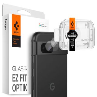 Spigen Glass tR EZ Fit Optik Google Pixel 8A kamerasziget lencsevédő üvegfólia - 2db