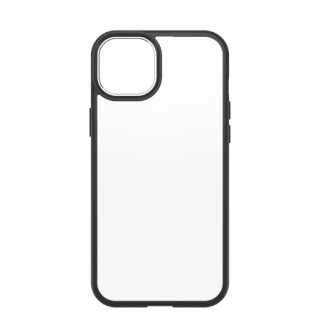OtterBox React iPhone 15 szilikon hátlap tok - átlátszó/fekete