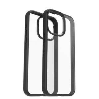 OtterBox React iPhone 15 Pro szilikon hátlap tok - átlátszó/fekete