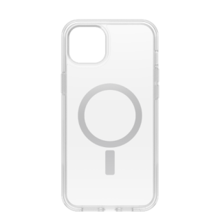 OtterBox Symmetry Clear Plus MagSafe iPhone 15 ütésálló kemény hátlap tok - átlátszó