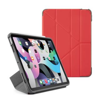Pipetto Origami iPad Air 5 (2022) / Air 4 (2020) kinyitható tok - piros