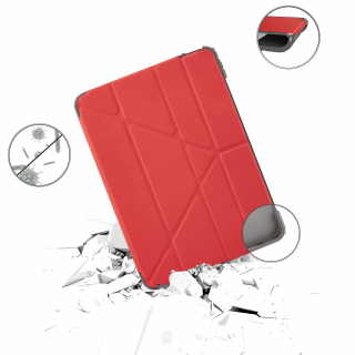 Pipetto Origami iPad Air 5 (2022) / Air 4 (2020) kinyitható tok - piros