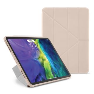 Pipetto Origami No1 Original TPU iPad Pro 12,9” (2020) kinyitható tok - rózsaszín