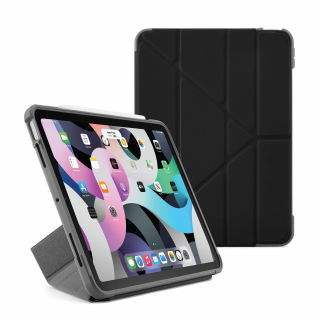 Pipetto Origami No2 Shield iPad Air 5 (2022) / Air 4 (2020) kinyitható tok - fekete