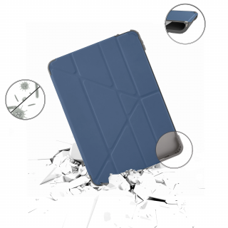 Pipetto Origami No2 Shield iPad Air 5 (2022) / Air 4 (2020) kinyitható tok - kék