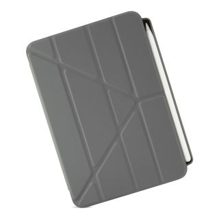 Pipetto Origami No3 Pencil Case iPad mini 6 8,3” (2021) kinyitható tok - szürke