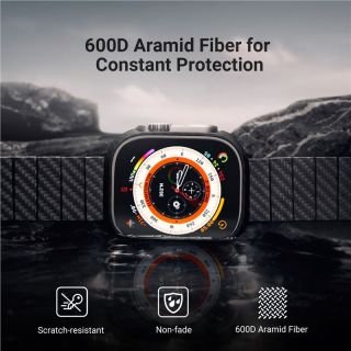 Pitaka Air Apple Watch Ultra 2 / 1 49mm aramid tok - carbon