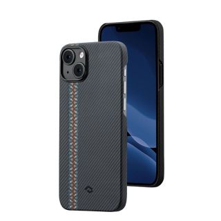 Pitaka Fusion Weaving MagEZ 3 MagSafe iPhone 14 Plus carbon hátlap tok - fekete