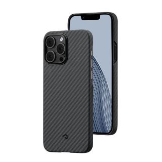 Pitaka MagEZ 3 1500D MagSafe iPhone 14 Plus carbon hátlap tok - fekete