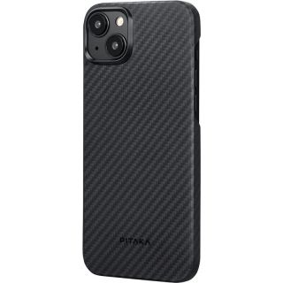 Pitaka MagEZ 4 MagSafe iPhone 15 aramid hátlap tok - fekete - 1500D
