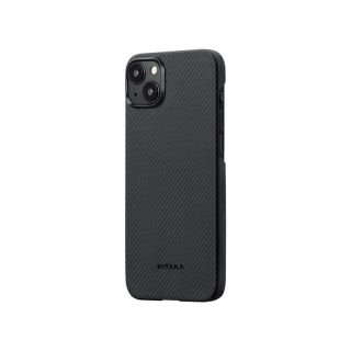 Pitaka MagEZ 4 MagSafe iPhone 15 aramid hátlap tok - fekete - 600D