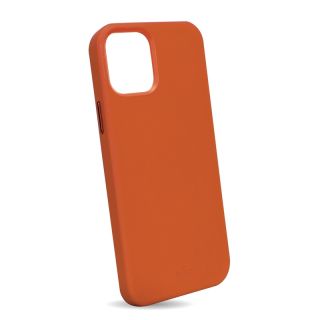 Puro Sky iPhone 13 bőr hátlap tok - narancssárga
