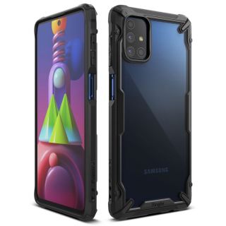 Ringke Fusion X Samsung Galaxy M51 ütésálló hátlap tok - fekete