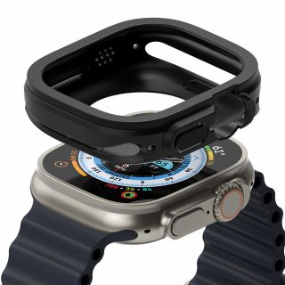 Ringke Air Apple Watch Ultra 49mm szilikon tok - fekete