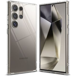 Ringke Fusion Samsung Galaxy S24 Ultra kemény hátlap tok - átlátszó