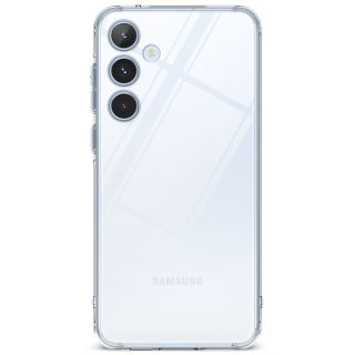 Ringke Fusion Samsung Galaxy A55 5G ütésálló szilikon hátlap tok - átlátszó
