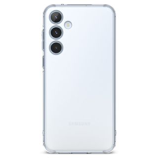 Ringke Fusion Samsung Galaxy A55 5G ütésálló szilikon hátlap tok - átlátszó/matt