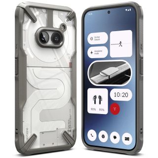 Ringke Fusion X Nothing Phone 2a ütésálló hátlap tok - szürke