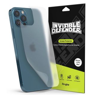 Ringke Invisible Defender iPhone 12 Pro Max hátlap védő fólia - 2db/ matt