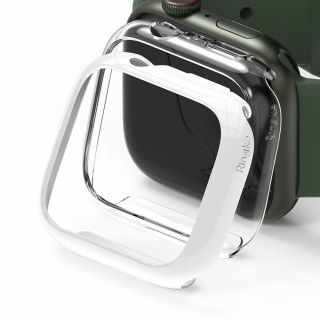 Ringke Slim Apple Watch 45mm tok - 2db - átlátszó/fehér