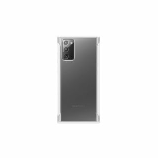 Samsung Galaxy Note 20 ütásálló hátlap tok - átlátszó/fehér