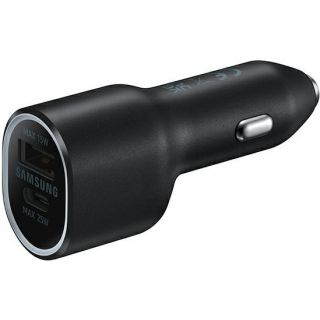 Samsung EP-L4020NBEGEU autós töltő (USB-C + USB-A) 40W - fekete