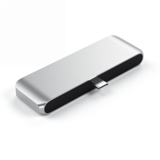 Satechi Aluminium Mobile Pro USB-C hub adapter (USB-C, USB-A, HDMI, 3,5mm jack) - ezüst
