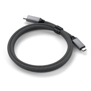 Satechi USB-C - USB-C kábel 100W 0,8m - szürke