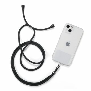 Tech-Protect Chain univerzális telefon tartó zsinór és rögzítő - fekete