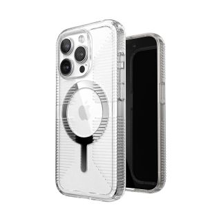 Speck Gemshell Grip MagSafe iPhone 15 Pro ütésálló kemény hátlap tok - átlátszó