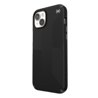 Speck Presidio2 Grip MagSafe iPhone 14 Plus / 15 Plus ütésálló szilikon tok - fekete