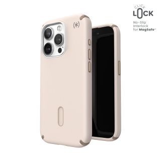 Speck Presidio2 Pro ClickLock & MagSafe iPhone 15 Pro ütésálló kemény hátlap tok - rózsaszín