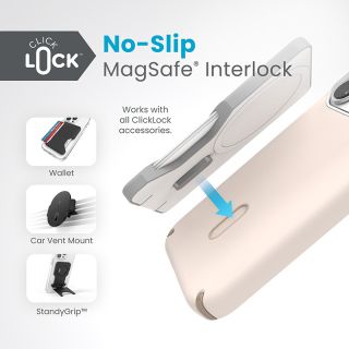 Speck Presidio2 Pro ClickLock & MagSafe iPhone 15 Pro ütésálló kemény hátlap tok - rózsaszín