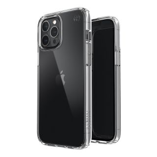 Speck Presidio Perfect-Clear iPhone 12 / 12 Pro ütésálló kemény hátlap tok - átlátszó
