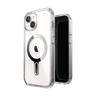 Speck Presidio Perfect-Clear ClickLock MagSafe iPhone 15 ütésálló kemény hátlap tok - átlátszó