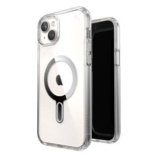 Speck Presidio Perfect-Clear ClickLock MagSafe iPhone 14 Plus / 15 Plus ütésálló kemény hátlap tok - átlátszó