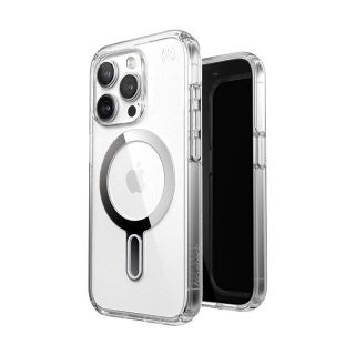 Speck Presidio Perfect-Clear ClickLock MagSafe iPhone 15 Pro ütésálló kemény hátlap tok - átlátszó