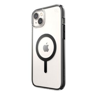 Speck Presidio Perfect-Clear Impact Geometry Microban MagSafe iPhone 14 Plus / 15 Plus ütésálló kemény hátlap tok - átlátszó