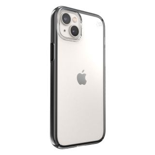 Speck Presidio Perfect-Clear Impact Geometry Microban iPhone 14 Plus / 15 Plus ütésálló kemény hátlap tok - átlátszó