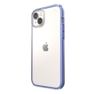 Speck Presidio Perfect-Clear Impact Geometry Microban iPhone 14 Plus / 15 Plus ütésálló kemény hátlap tok - lila