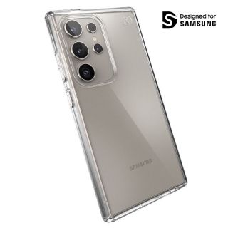 Speck Presidio Perfect-Clear Samsung Galaxy S24 Ultra ütésálló szilikon hátlap tok - átlátszó