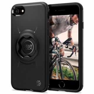 Spigen Gearlock iPhone SE (2020) / 8 / 7 hátlap tok - fekete