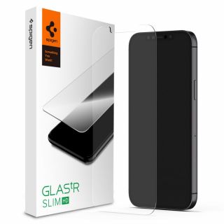 Spigen GLAS.tR SLIM HD iPhone 12 / 12 Pro kijelzővédő üvegfólia