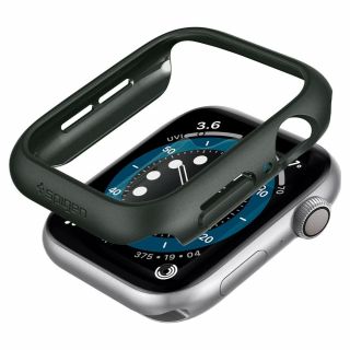 Spigen Thin Fit Apple Watch 44mm tok - zöld